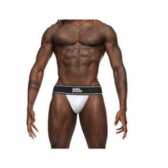 Male Power Modal Rib Jock White