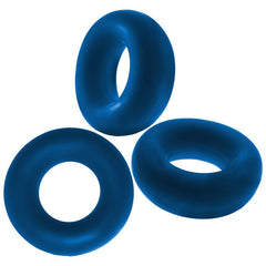Fat Willy 3 Pc Jumbo Cockrings Space Blue