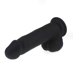 Thick Realistic Cock w Balls Black