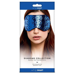 Whip Smart Diamond Blindfold Blue