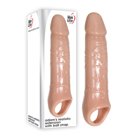 Adam & Eve Realistic Extension with Ball Strap