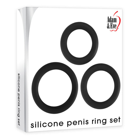 Adam & Eve Silicone Penis Ring Set