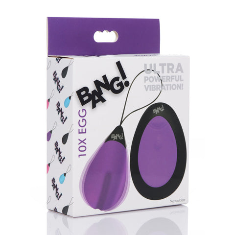 Bang!10X Vibrating Egg & Remote