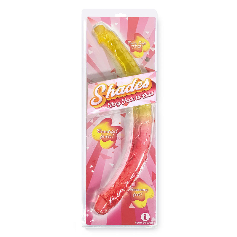 Shades 17'' Jelly TPR Double Dong