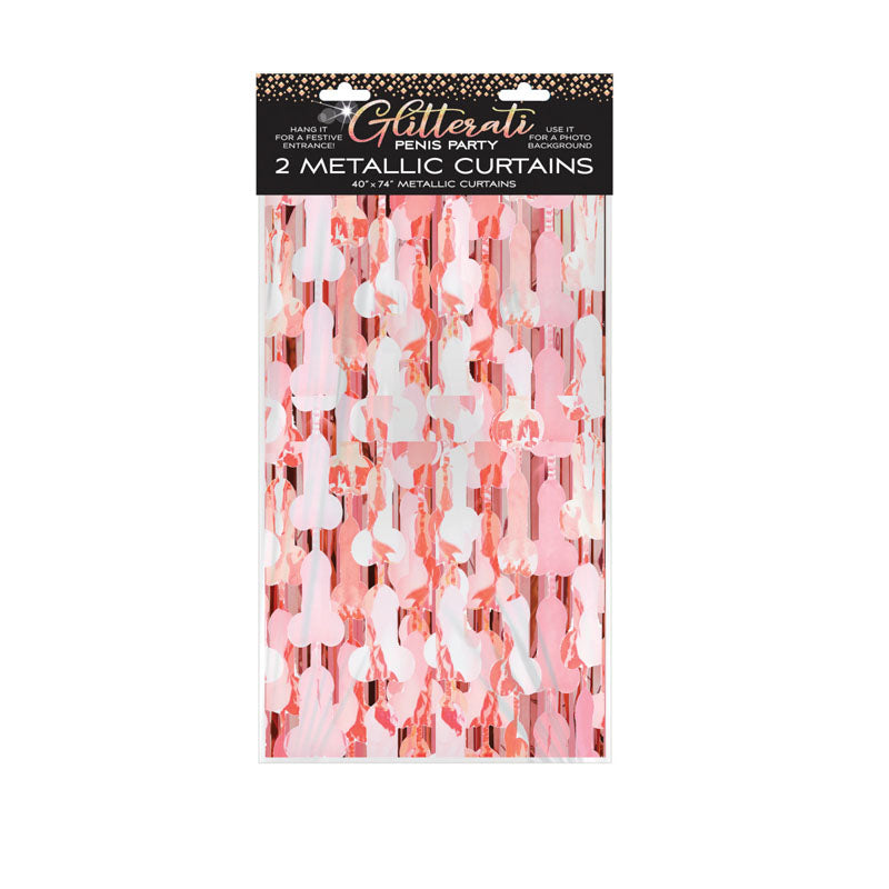 Glitterati - Penis Foil Curtains