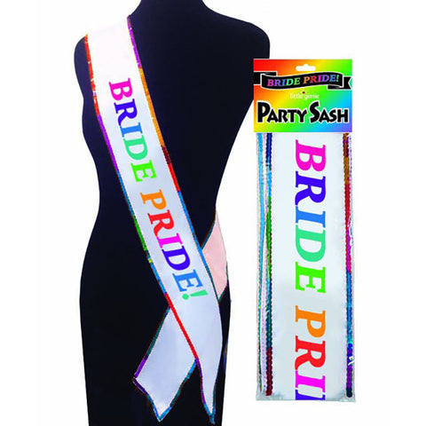 Bride Pride Party Sash