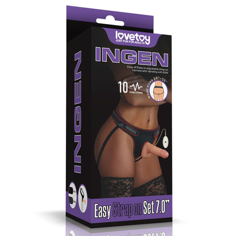 Ingen Vibrating Easy Strap-On Set