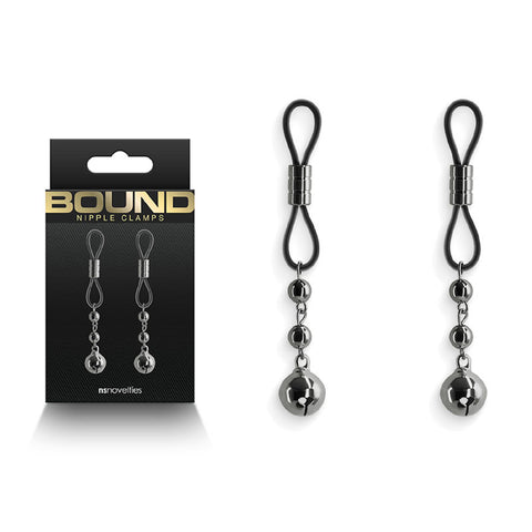 Bound Nipple Clamps - D1 - Gunmetal