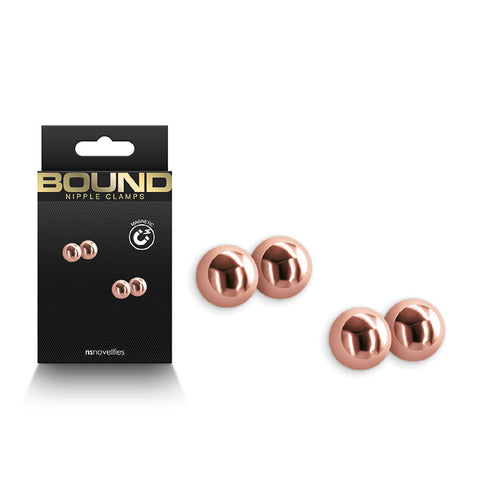 Bound Nipple Clamps - M1 - Rose Gold