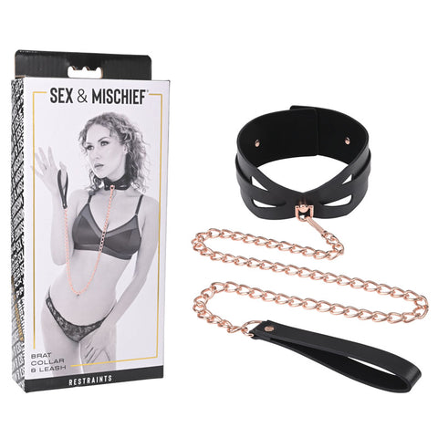 Sex & Mischief Brat Collar & Leash